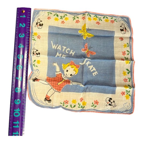 Three Vintage Children's Handkerchieves - Picture 3 of 4